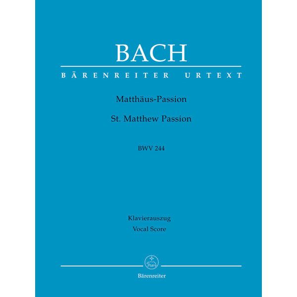 Bärenreiter Bach Matthäus-Passion