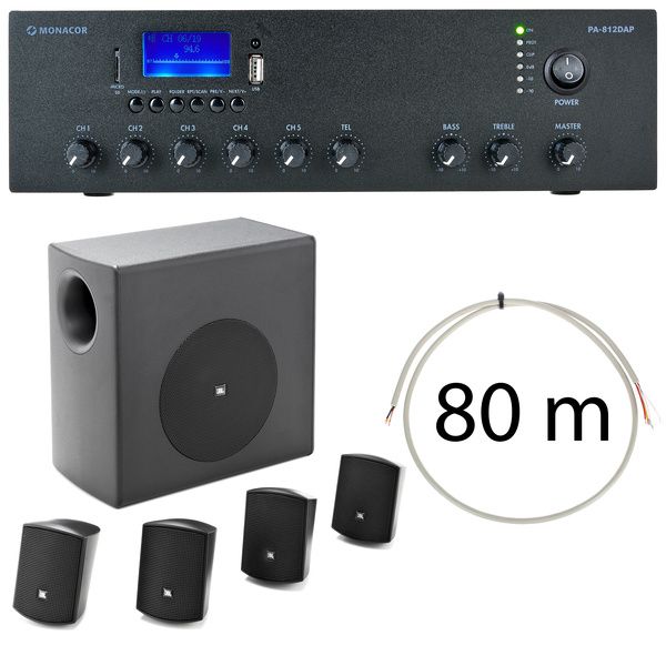 Monacor Control 50 BK Bar Bundle