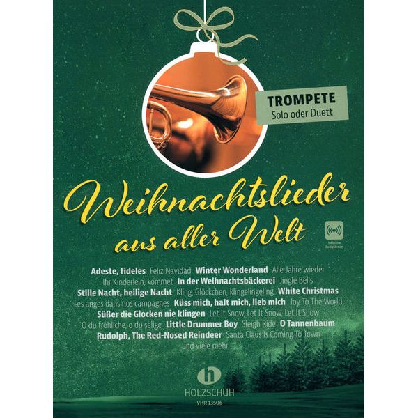 Holzschuh Verlag Weihnachtslieder Trompete
