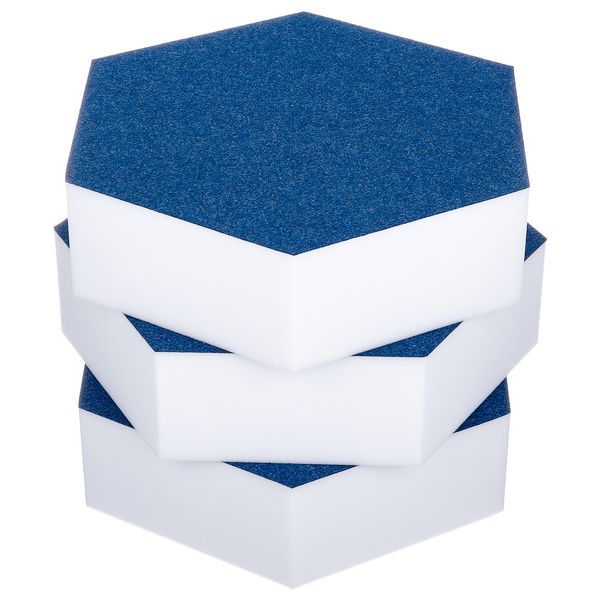 t.akustik Hexagon Melamine Light Blue 75