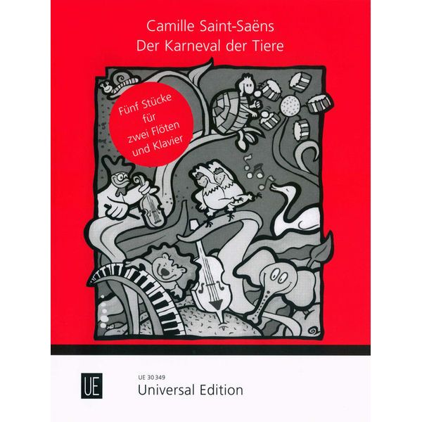 Universal Edition Saint-Saëns Karneval Flutes