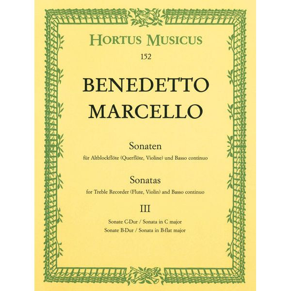 Bärenreiter Marcello Sonaten 3