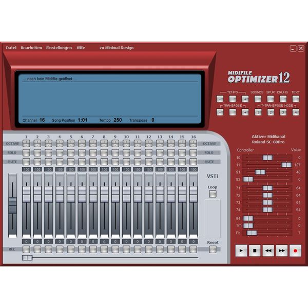 Midiland Optimizer 12 Mac OS