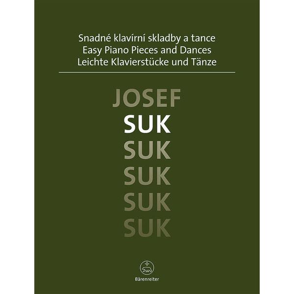 Bärenreiter Suk Leichte Klavierstücke