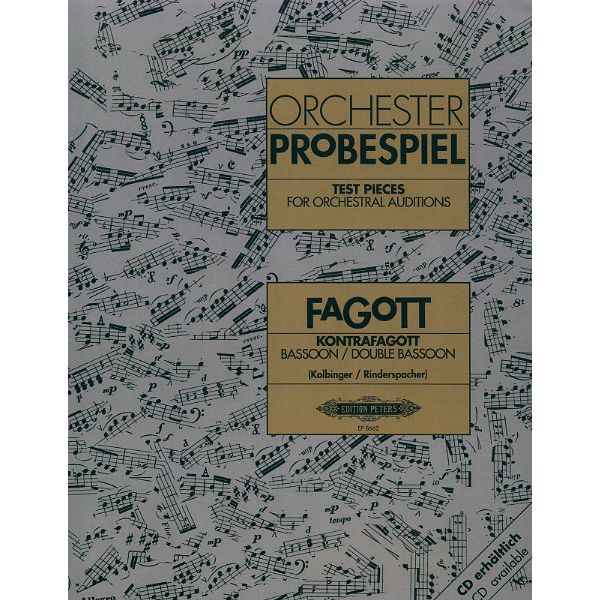 Edition Peters Orchester Probespiel Fagott