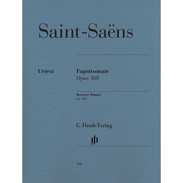 Henle Verlag Saint-Saëns Fagottsonate