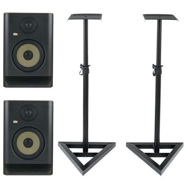 KRK Rokit RP5 G5 Stand Bundle