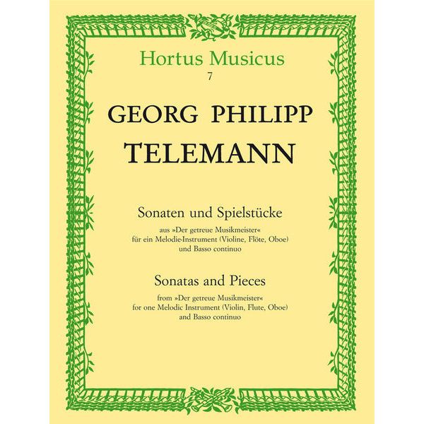 Bärenreiter Telemann Sonaten Spielstücke