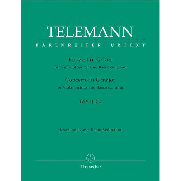 Bärenreiter Telemann Violakonzert TWV 51