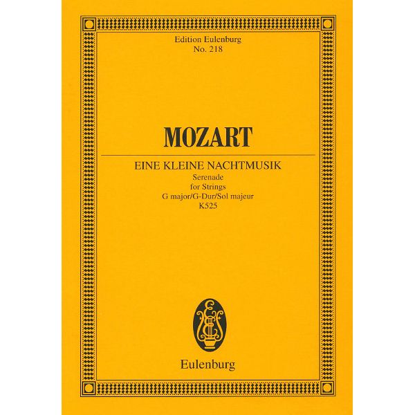 Edition Eulenburg Mozart Eine kleine Nachtmusik