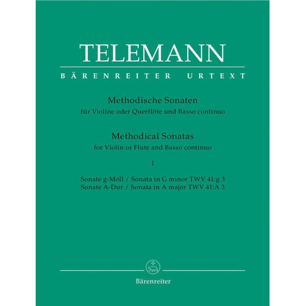 Bärenreiter Telemann Methodische Sonaten 1