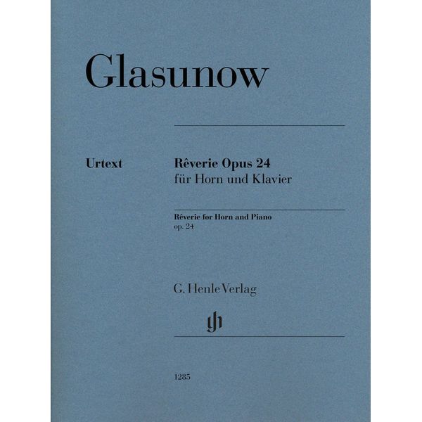 Henle Verlag Glasunow Reverie Horn op.24
