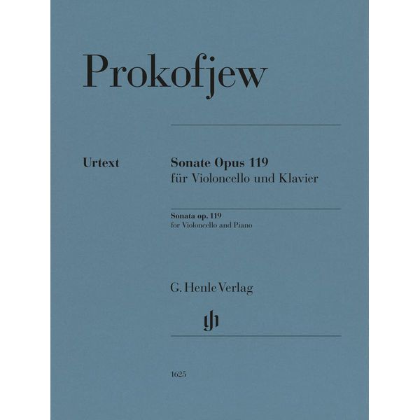 Henle Verlag Prokofjew Cellosonate op. 119