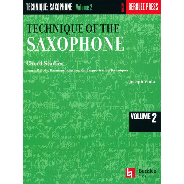 Berklee Press Technique of the Saxophone 2