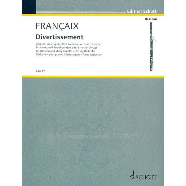 Schott Françaix Divertissement