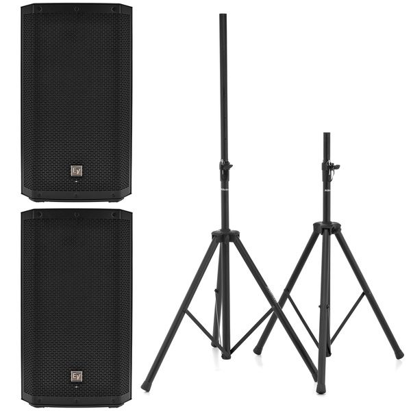 EV ZLX 12P G2 Stereo Stand Bundle