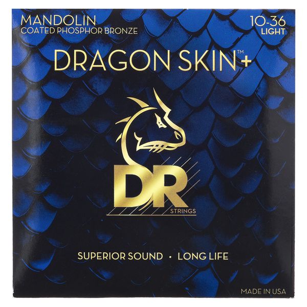 DR Strings Dragon Skin+ DMP-10 Coated