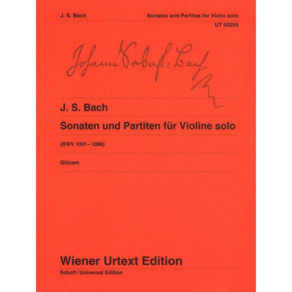 Wiener Urtext Edition Bach Sonaten und Partiten