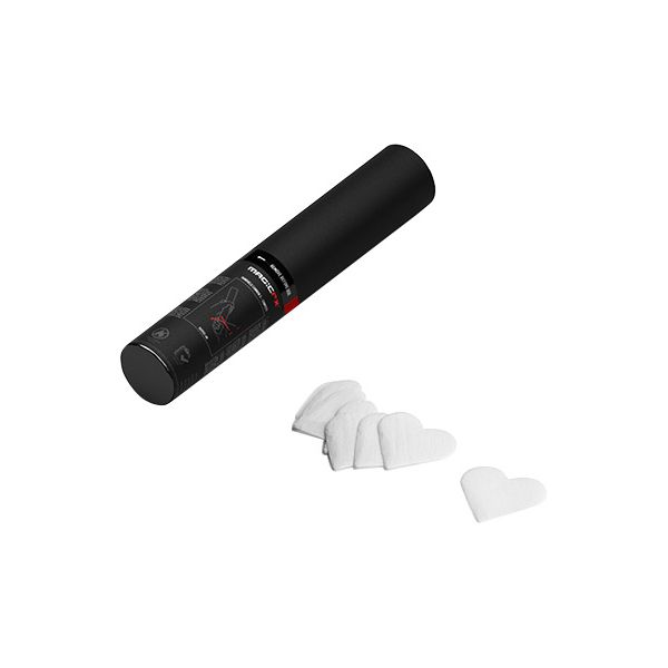 Magic FX Handheld 28cm White Hearts