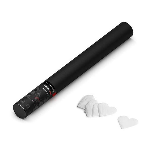 Magic FX Handheld 50cm White Hearts