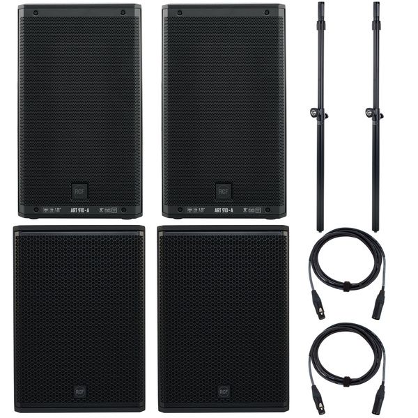 RCF ART910/905AS Power Bundle