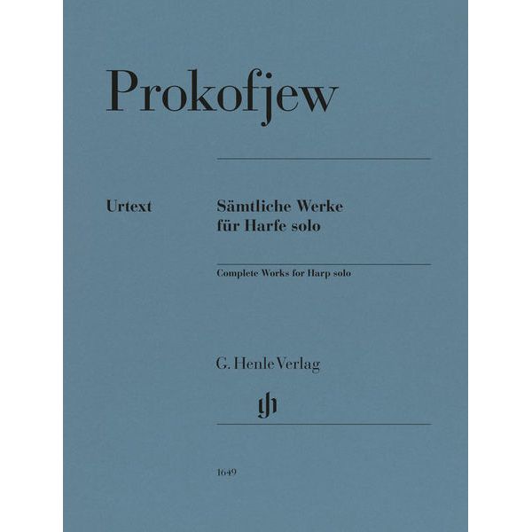 Henle Verlag Prokofjew Werke for Harfe