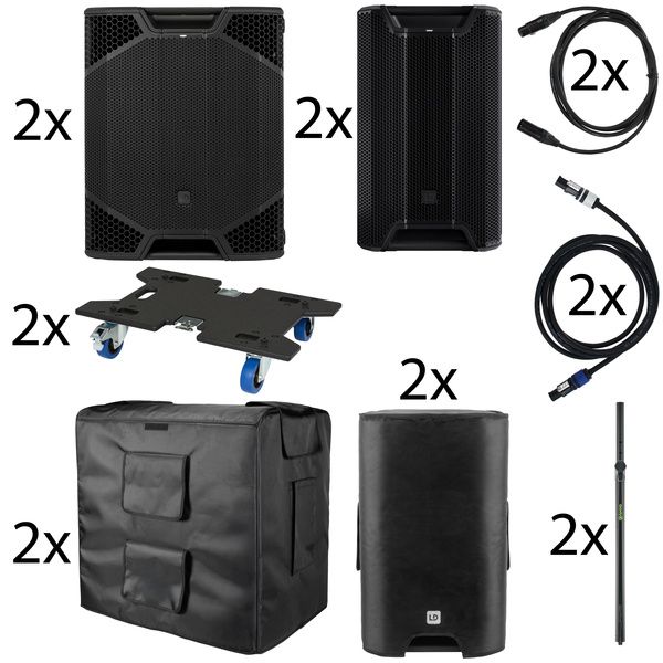 LD Systems ICOA Pro 12A/21A Power Set