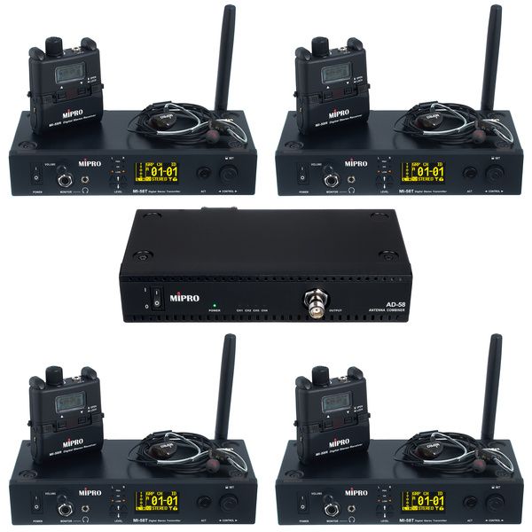 Mipro MI-58 4 CH Set