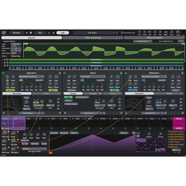 Initial Audio SourceLab