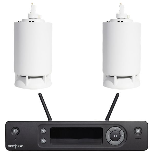 Spottune 2x Omni Track White Bundle