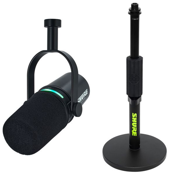 Shure MV7i Desktop Stand Bundle