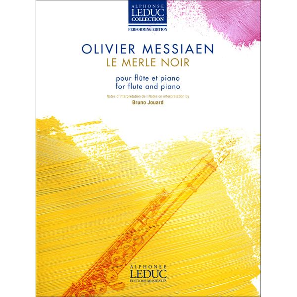 Alphonse Leduc Messiaen Le Merle Noir