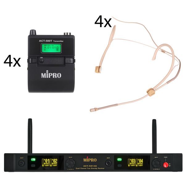 Mipro ACT-5800 MU-55HNS Quad