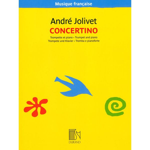 Editions Durand Jolivet Concertino Trumpet