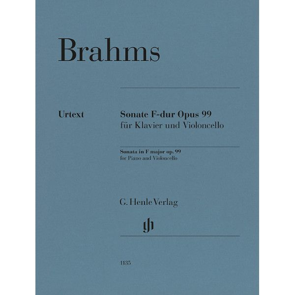 Henle Verlag Brahms Cellosonate op. 99
