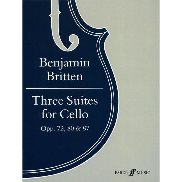 Faber Music Britten 3 Suiten Cello