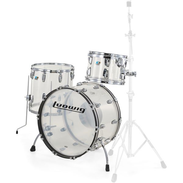 Ludwig Vistalite FAB Set Clear