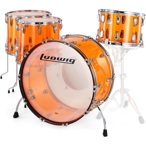 Ludwig Vistalite ZEP Set Amber