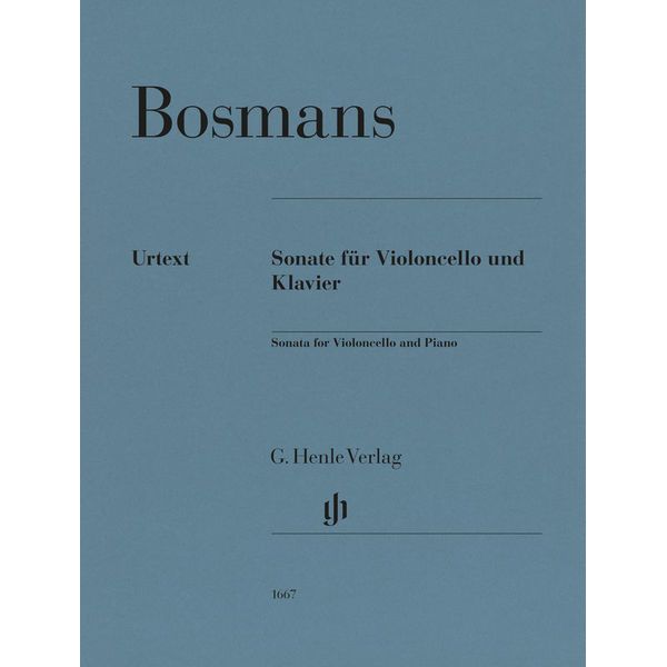Henle Verlag Bosmans Cellosonate