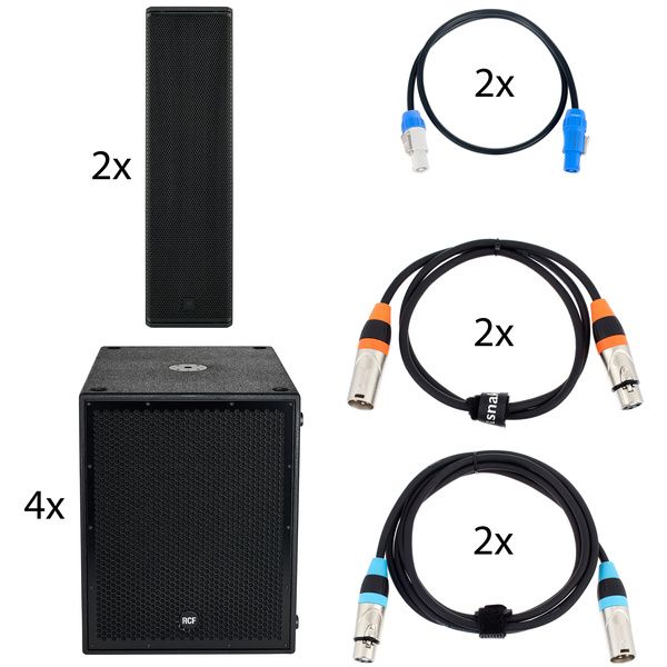 RCF NXL 44 / 8004 Power Bundle