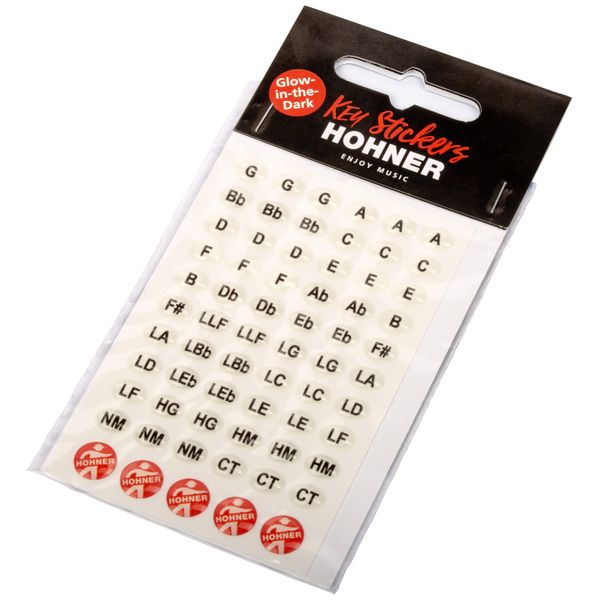 Hohner Key Sticker Glow In The Dark