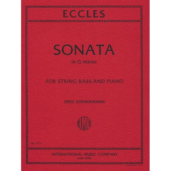 International Music Company Eccles Sonate Kontrabass