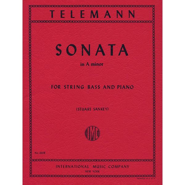 International Music Company Telemann Sonata in A minor