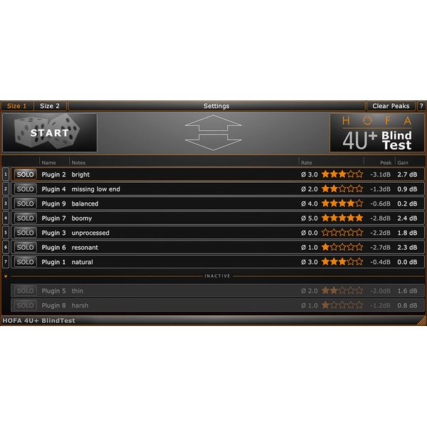 HOFA 4U+ BlindTest