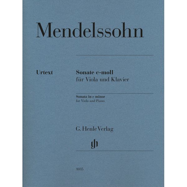 Henle Verlag Mendelssohn Violasonate