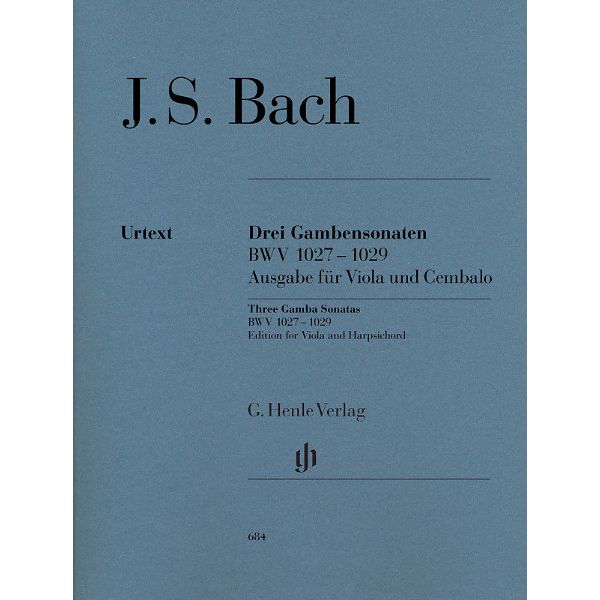 Henle Verlag Bach Drei Gambensonaten Viola