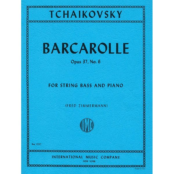 International Music Company Tschaikowsky Barcarolle op.37