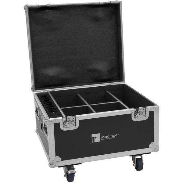 Roadinger Flightcase 4x AKKU IP PAR 7