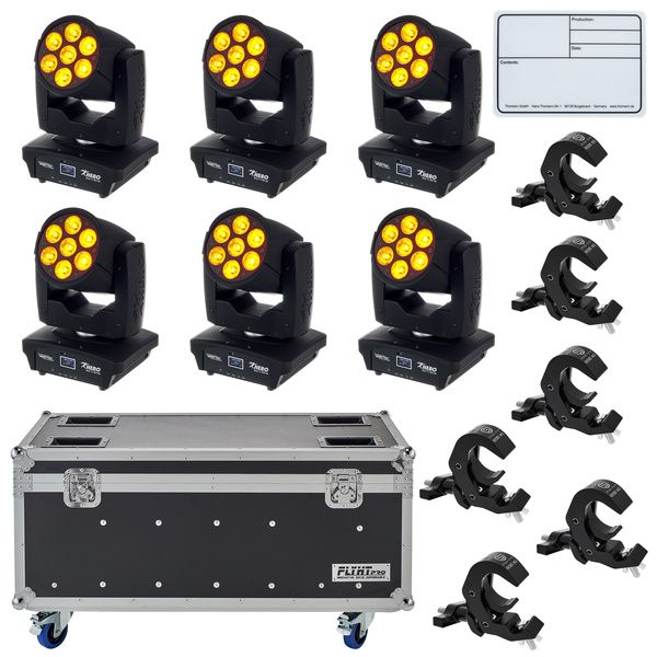 Varytec Hero Wash 715 HEX LED Bundle