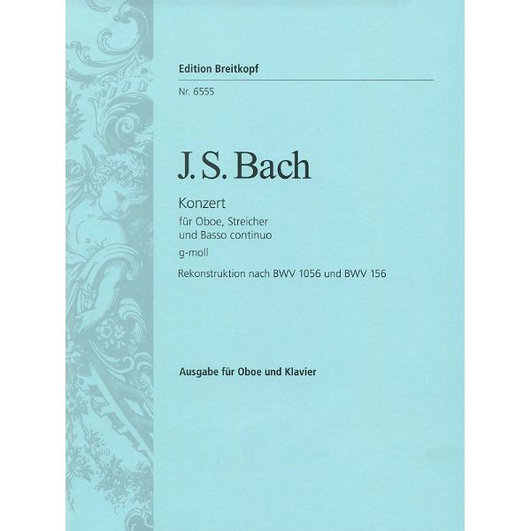 Breitkopf & Härtel Bach Oboenkonzert g-moll